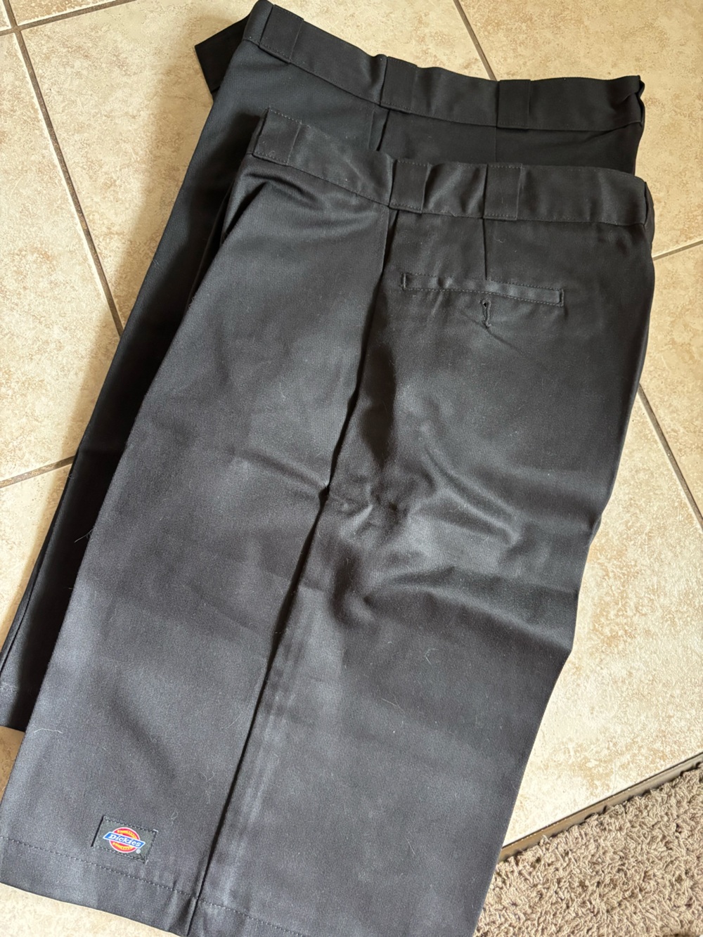 Dickies Men's Black Work Shorts - set of 2